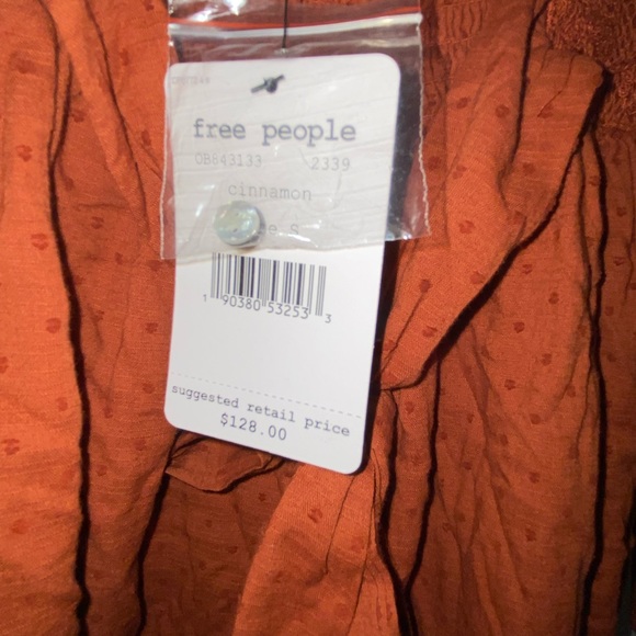 Free People orange dress - Picture 3 of 4
